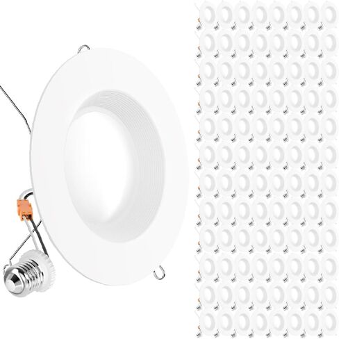 SUNCO 6 بوصة LED LED LED ، يمكن أن يصود ضوء التحديثية للأضواء للسقف ، تقليم الحواجز ، 1050 LM ، 13W (75W ما يعادلها) ، 5000K ضوء النهار ، قابلة للذات ، حزمة UL 4 مصنفة رطبة. in Kuwait