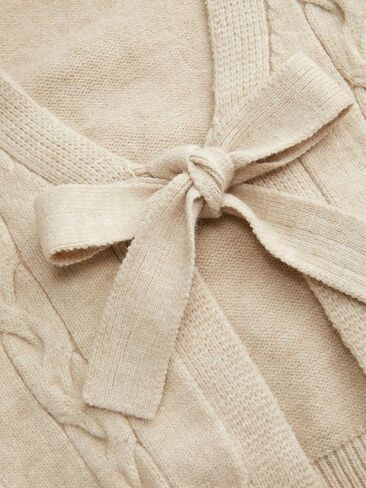 CIDER Womens Crop Tie Front Cardigan Cute Fall Fashion Cozy Sweaters Trendy Crochet Going Out Puff Sleeve Top in Kuwait