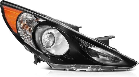 2011-2014 لتجميع المصباح الأمامي Hyundai Sonata لـ Sonata 2011-2014 مصنع المصنع Chrome Housing Amber Reflector Clel in Kuwait