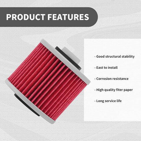 AHL 2 pack 145 Oil Filter Compatible with Yamaha XVS1100 V-Star Custom 1100 2002-2009 XVS1100 V-Star Classic 1100 1999-2009 XV250 Virago 250 1995-2009 in Saudi Arabia