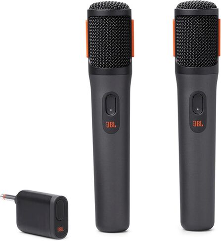 JBL PartyBox Club 120 Powerful Portable Bluetooth Party Speaker with Dynamic Light Show-Black with JBLPBWIRELESSMICAM Two Digital Wireless Microphones Designed for use with The PartyBox Speakers in Saudi Arabia