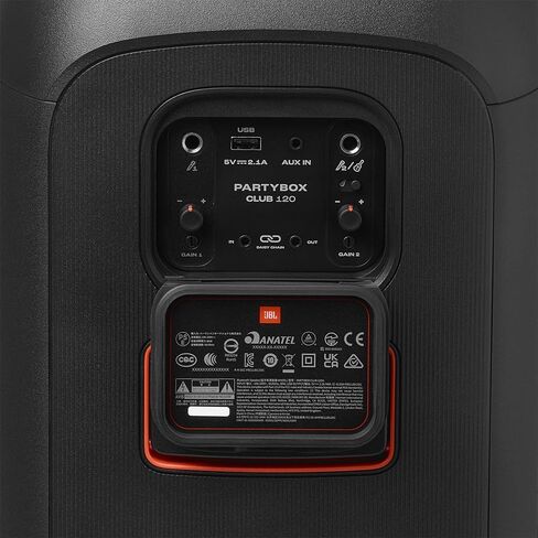 JBL PartyBox Club 120 Powerful Portable Bluetooth Party Speaker with Dynamic Light Show-Black with JBLPBWIRELESSMICAM Two Digital Wireless Microphones Designed for use with The PartyBox Speakers in Saudi Arabia