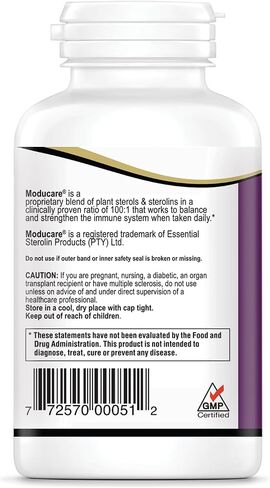 Moducare Daily Immune Support, Plant Sterol Dietary Supplement, 180 vegetarian capsules in Saudi Arabia