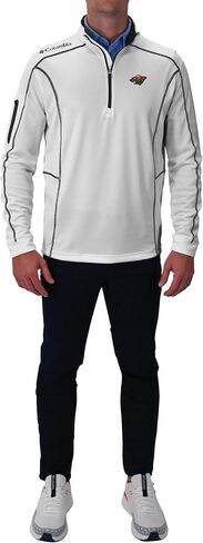 Columbia Minnesota Wild Golf Men's Casual Lightweight Shotgun Pullover in Kuwait