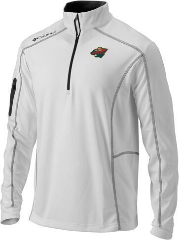 Columbia Minnesota Wild Golf Men's Casual Lightweight Shotgun Pullover in Kuwait