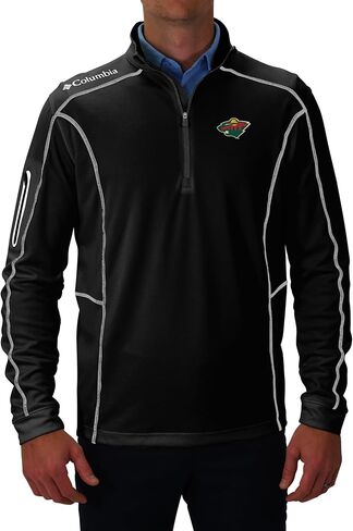 Columbia Minnesota Wild Golf Men's Casual Lightweight Shotgun Pullover in Kuwait