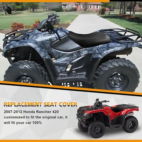استبدال غطاء المقعد متوافق مع 2017-2020 Polaris Sportsman 850 1000 XP، استبدال غطاء مقعد جلدي شديد التحمل، أسود in Saudi Arabia