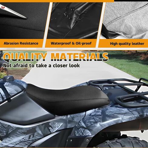 استبدال غطاء المقعد متوافق مع 2017-2020 Polaris Sportsman 850 1000 XP، استبدال غطاء مقعد جلدي شديد التحمل، أسود in Saudi Arabia