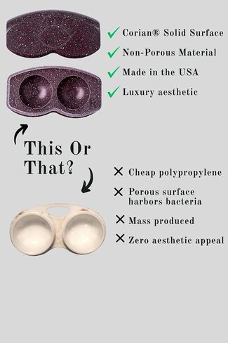 Premium Contact Lens Case | Durable, Non-Plastic, Eco-Friendly Contact Case | Sleek Modern Design with Magnetic Locking System | Made from Luxury Solid Surface Material (White Onyx) in Saudi Arabia