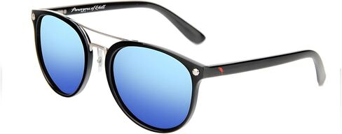 Margaritaville Unisex Polarized Sunglasses, Classic, Retro-inspired TR90 Black Frames with metal accents and Blue Lenses, Island Reserve Collection (Tortuga) in Saudi Arabia
