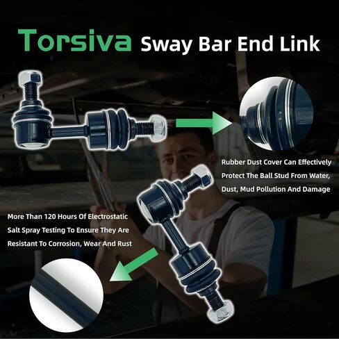 ‎‎K80868 2PCS Rear Stabilizer Sway Bar End Links Compatible with Fit for Mazda 2001 2002 2003 Protege, 2002-2003 Protege5 in Saudi Arabia