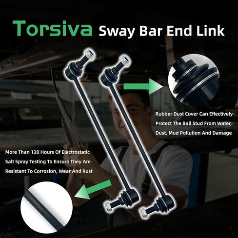‎‎K80868 2PCS Rear Stabilizer Sway Bar End Links Compatible with Fit for Mazda 2001 2002 2003 Protege, 2002-2003 Protege5 in Saudi Arabia