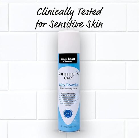 SUMMER'S EVE Feminine Deodorant Spray-Baby Powder-2 oz, 2 ct (Quantity of 4) in Saudi Arabia