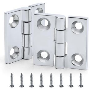 SHENGHUISS 316 Stainless Steel Hinges Marine Grade Boat Hatch Hinge Heavy Dudy Casting Cabinet Door Hinge 2 Pack with Screws for Boat/Yacht/Door/Window/RV (1.5 inch/ 2 inch) in Kuwait