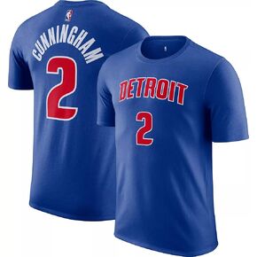 Cade Cunningham Detroit Pistons NBA Kids Youth 4-20 Blue Icon Edition Performance Jersey T-Shirt in Kuwait