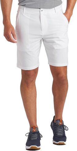 شورت PUMA Golf للرجال 101 سادة، 9 بوصة، أبيض متوهج، 38 in Saudi Arabia