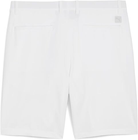 شورت PUMA Golf للرجال 101 سادة، 9 بوصة، أبيض متوهج، 38 in Saudi Arabia