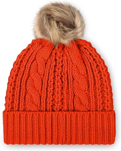 FOCO Cleveland Browns NFL Womens Faux Fur Pom Beanie Team Color in Saudi Arabia