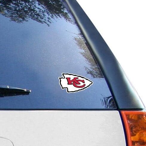 ملصق WinCraft Kansas City Chiefs ذو اللون المثالي مقاس 10.16 سم × 10.16 سم in Saudi Arabia