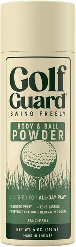 Anti-Chafe Body Powder for Men – Sweat-Absorbing Golf Powder for Athletes – Talc-Free, Soothing Formula with Zinc Oxide & Kaolin Clay – Long-Lasting Protection, 4 oz in Saudi Arabia