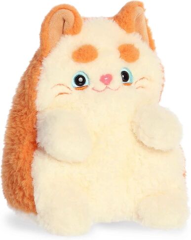 Aurora® Playful Mewmews™ Cheddar Stuffed Animal - Adorable Companions - Endless Play Possibilities - Orange 7 Inches in Saudi Arabia