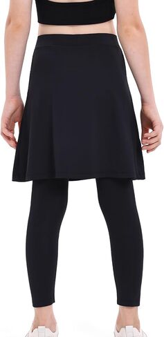 تنانير للفتيات بطول الركبة مع سراويل ضيقة، تنورة للفتيات بطول كامل مع جيوب in Kuwait