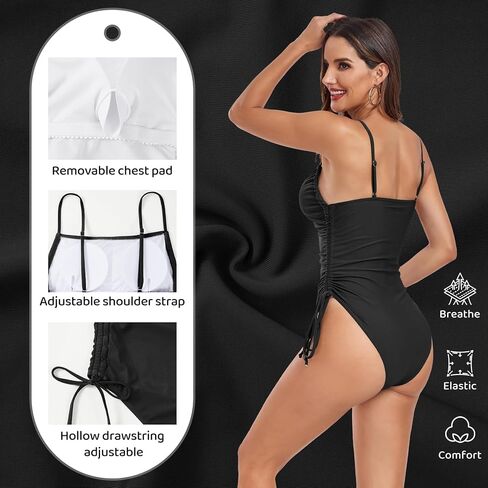 Sexy One Piece Swimsuit for Women 2025 Tummy Control Bathing Suits Square Neck Shapewear Swimsuit Swimwear in Saudi Arabia