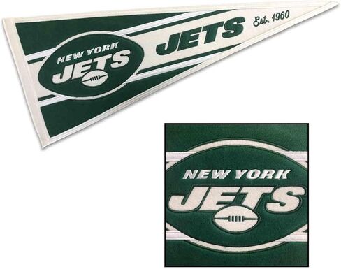 راية WinCraft New York Jets مطرزة ومخيطة in Saudi Arabia