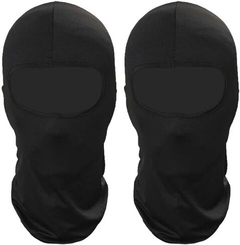 2 Pieces Balaclava Ski Mask for Men Women, Full Face Mask Cover with UV Protection, Lightweight Winter Face Mask in Saudi Arabia