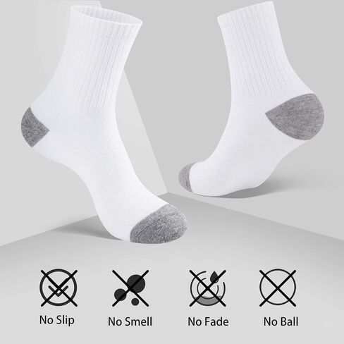 20 Pairs Cotton Crew Socks for Women Socks Women Size 5-9/9-11, Breathable Thin Athletic Socks In Bulk in Saudi Arabia