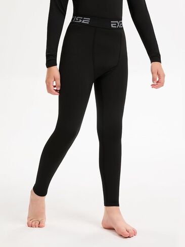 5-6 Packs Boys Compression Leggings, Youth Compression Pants Tights, Boys Leggings Base Layer for Sports in Saudi Arabia