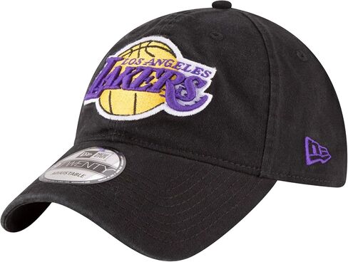 نيو إيرا للجنسين-الكبار NBA Core Classic 9TWENTY كرة السلة أسود بديل قابل للتعديل قبعة مقاس واحد يناسب الجميع in Kuwait