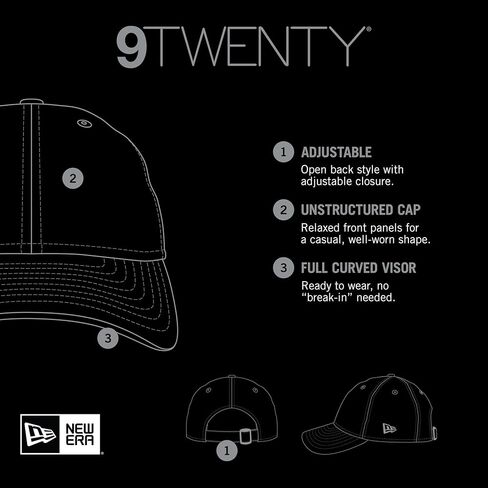 نيو إيرا للجنسين-الكبار NBA Core Classic 9TWENTY كرة السلة أسود بديل قابل للتعديل قبعة مقاس واحد يناسب الجميع in Saudi Arabia