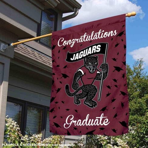 Texas A&M San Antonio Jaguars College Graduation Gift Banner Flag in Saudi Arabia
