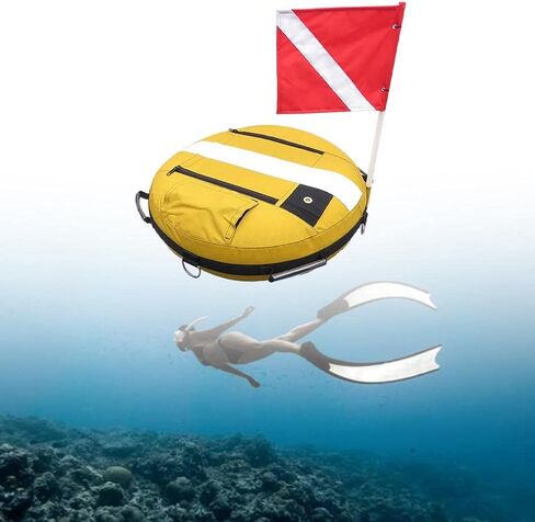 Diving Buoy Float with Dive Flag, Diver Gear Equipment for Diving in Saudi Arabia