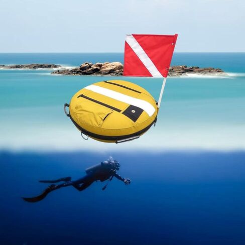 Diving Buoy Float with Dive Flag, Diver Gear Equipment for Diving in Saudi Arabia