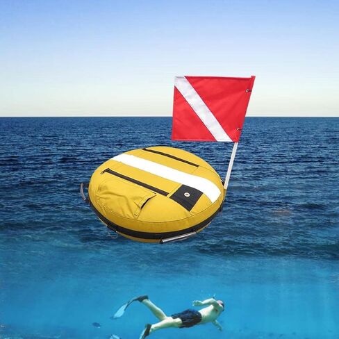 Diving Buoy Float with Dive Flag, Diver Gear Equipment for Diving in Saudi Arabia