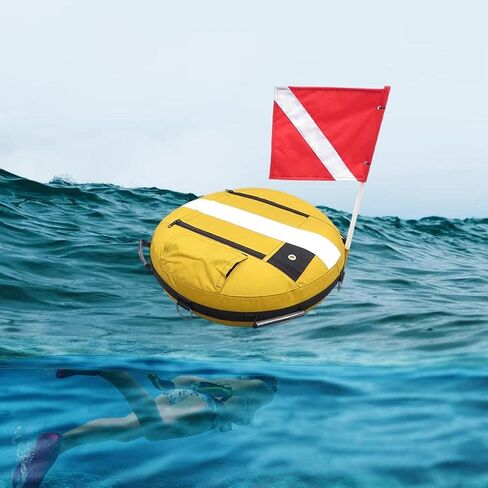 Diving Buoy Float with Dive Flag, Diver Gear Equipment for Diving in Saudi Arabia