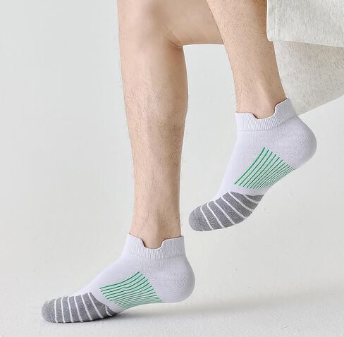 10-20 Pairs Athletic Ankle Socks for Men Breathable Low Cut Running Socks Cushioned Moisture Wicking for Sport Traveling in Saudi Arabia
