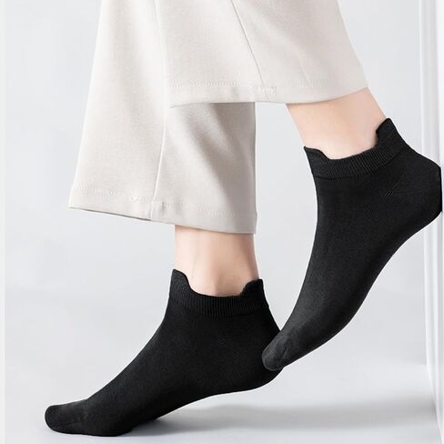 10-20 Pairs Athletic Ankle Socks for Men Breathable Low Cut Running Socks Cushioned Moisture Wicking for Sport Traveling in Saudi Arabia