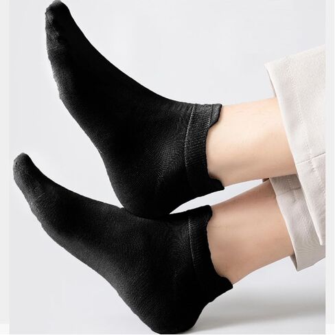 10-20 Pairs Athletic Ankle Socks for Men Breathable Low Cut Running Socks Cushioned Moisture Wicking for Sport Traveling in Saudi Arabia