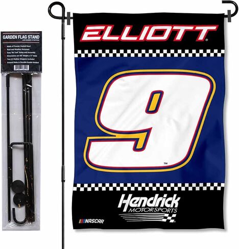 Chase Elliott Garden Flag and Flagpole Mount in Saudi Arabia