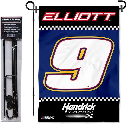 Chase Elliott Garden Flag and Flagpole Mount in Saudi Arabia