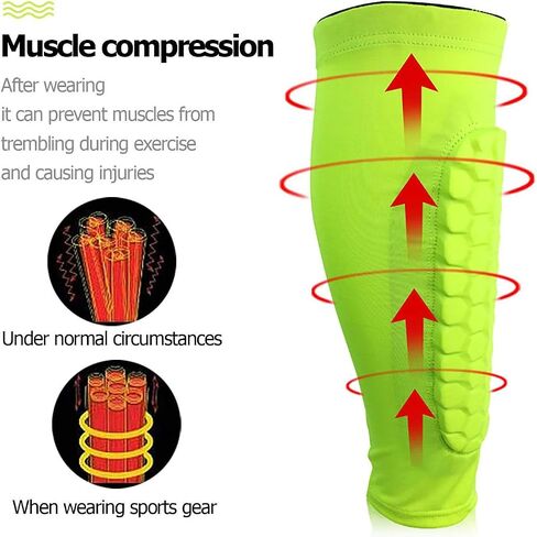 Ski Shin Guards, Ski Guards Socks, Breathable Elastic Anti-Collision Leggings for Skiing in Saudi Arabia