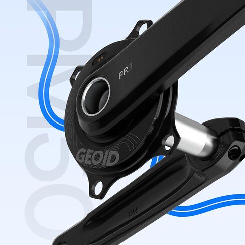 مجموعة أدوات عداد طاقة الدراجة GEOID PM500، ± 1.5% دقة عداد طاقة ركوب الدراجات، خفيف الوزن 680 جرام، بطارية 300 ساعة، بلوتوث وANT+، 110BCD 4 مسامير، عمود دوران 24 مم، IPX7 مقاوم للماء لدراجات الطريق in Kuwait