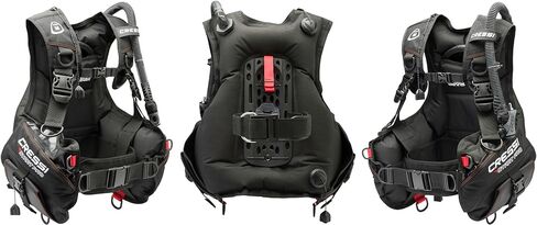 مجموعة معدات الغوص CRESSI Start Scuba Diving Gear كاملة مع Start 2.0 BCD - مقياس SPG صغير - مجموعة منظم مدمج AC2 مجمعة بالكامل، كبير جدًا in Saudi Arabia