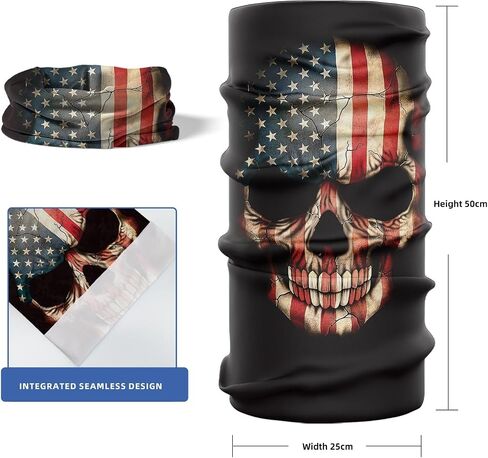 Scary Smile Cooling Neck Gaiter Face Mask Lightweight Sun Protection Bandana Multifunctional Outdoor Headwear Cycling Hiking in Saudi Arabia