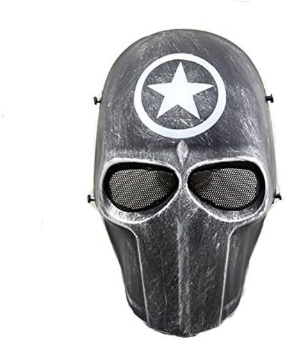 قناع ATAIRSOFT Airsoft لكامل الوجه من Paintball Hockey BB قناع شبكي واقي in Kuwait