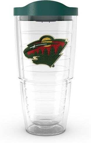 كوب Tervis مصنوع في الولايات المتحدة الأمريكية بجدار مزدوج NHL Washington Capitals معزول يحافظ على المشروبات باردة وساخنة، كوب 16oz، الشعار الأساسي in Saudi Arabia