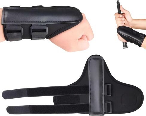panthra Golf Wrist Training Aid, Golf Wrist Brace, Firm Fit, Hand Gesture Practice Tool Wrist Correction, Suitable for Beginners to Train Grip and Swing Training Aids (Black) in Saudi Arabia